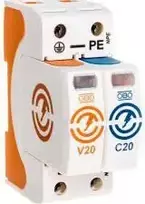 OBO Bettermann Bettermann viršįtampio iškroviklis C 1P+N 40kA 280V (5095251)