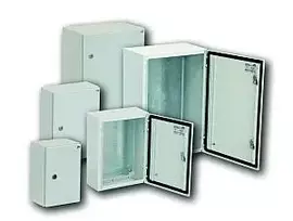 Eti-Polam Hermetinis paviršinis korpusas GT 50-40-25 su plokšte 500x400x250mm IP65 pilka - 001102116