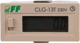 F&F Darbo laiko matuoklis 110-240V AC / DC 6 simbolių skaitmeninė matrica 48x24mm (CLG- 13T)