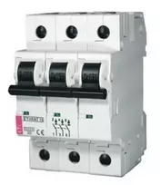 Eti-Polam grandinės pertraukiklis ETIMAT10 3P B 6A 10kA AC - 002125712