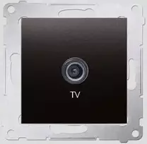 Kontakt-Simon SIMON54 antenos lizdas TV galutinis antracitas (DAK1.01 / 48)