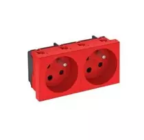 OBO Bettermann Bettermann Double M45 lizdas su / u 16A raudonas - 6120324