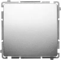 Kontakt-Simon Bell mygtukas Simon Basin viengubas 10AX 250V satin (BMD1.01/29)