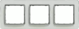 Schneider Electric Sedna Elements, 3 dalių rėmas, baltas stiklas