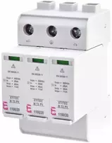 Eti-Polam PV viršįtampio ribotuvas 2 tipo C ETITEC M T2 PV 1100/20 Y 002440515