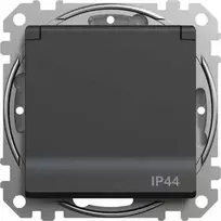 Schneider Electric GN.1-KR.Z/U IP44 Juodas ANTRA.SEDNA DESIGN