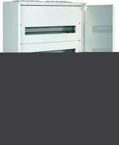 Sabaj System Sabaj Moduliniai skirstomieji įrenginiai 4x24 ant paviršiaus montuojami IP30 su užraktu 96-4-24-2 RAL 9003