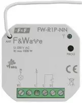 F&F radijo viena daugiafunkcė relė, skirta montuoti be nulinio laido F&Wave FW-R1P-NN