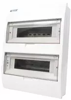 Incobex Elplast Incobex S24 modulinis skirstomasis skydas, montuojamas ant paviršiaus (1000DC) IP40 su N+PE dūmų gaubtu ENE-00348