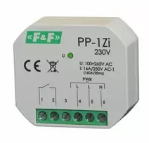 F&F PP-1Z-LED-230V Elektromagnetinė relė 1Z 16A 230V AC PP-1Zi-230V