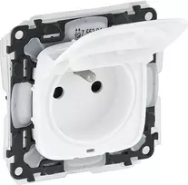 Legrand VALENA MALŪRA Kištukinis lizdas su IP44 (755304) apertūra