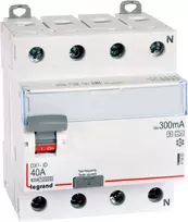 Legrand diferencinis srovės perjungiklis 4P 40A 0.3A A- S P304 DX3 (411800)