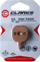 Clarks TEKTRO stabdžių kaladėlės (Gemini, Novela 2003) dėžutėje 20 porų