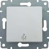 Kos Elektro System KOS Vieno mygtuko VenA balta (510413)