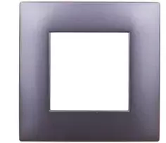 Kos Elektro System 456081 DANTE Vieno rėmo dažytas plastikas GRAPHITE 456081