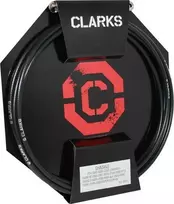 Clarks Hidraulinių stabdžių kabelis CLARK 'S ŠIMANO (XTR 2007- 2010, XT 2008- 2009, LX 2005- 2008, Onwards, Deore 2005- 2009 Kiti Clarks Stuburas, EXO, HDB 540, 600, 790) su galais atgal 3000mm juoda