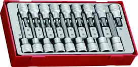 TengTools Galvučių su antgaliais rinkinys Teng Tools TTTX18; vnt.
