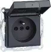 Schneider Electric Plug lizdas su vienu įžeminimu IP44 antracitas (MTN2514- 0414)
