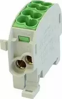Simet 1-potencialus perjungiamas paskirstymo blokas 100A 4x2,5-25mm2 žalia SCB 25-Cu 81503005