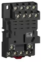 Schneider Apc „Schneider RPZF4 Lizdas RPZ“, mišrūs kontaktai, 16A, 250 V, varžtiniai gnybtai, relei RMX4.. RPZF4
