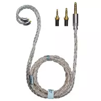 FiiO LC- RE PRO 2022 - MMCX ausinių kabelis su keičiamais kištukais (Gold- Sidabrinis- Copper)