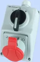 Elektromet Montavimo rinkinys su 5P L-0-P 32A IP54 lizdu, C32-48N (974009)