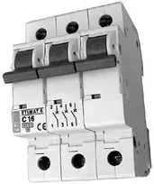 Eti Polam Automatinis jungiklis Eti MAT, 3P, C, 63A, 6 kA