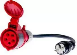 Sonel trifazio lizdo adapteris 16A (WAADAAGT16P)