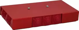 Simet Priešgaisrinė rozetė (dėžutė) PIP-2AN R3x3x4 stačiakampė, E90, šakotoji, išmatavimai 103x30x197mm, raudona (84622656)