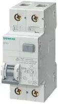 Siemens Liekamosios srovės pertraukiklis 2P 6A B 0,03A tipas A 6kA 5SU1356-6KK06