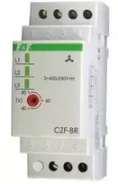 F&F Fazės praradimo ir disbalanso relė 10A 1P 4sek 40-80V CZF-BR