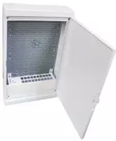 Sabaj System Sabaj Ant paviršiaus montuojama multimedijos spintelė Multialfa plastikinė 310x530x105mm baltos durys, skląstis MULTIALFA 530 BD 5-014MULTIALFA 530 BD