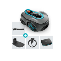 Robotas vejapjovė Gardena smart SILENO free 800 m² su garažu ir išmaniuoju kištuku