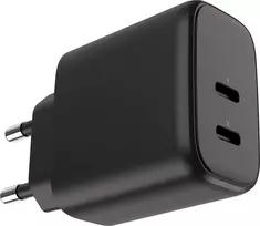 FoneKit GaN PD 65W -verkkovirtalaturi, USB-C + USB-C, musta