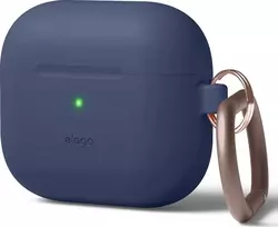 Elago Hang silikoninis apsauginis dėklas, skirtas AirPods 3 tamsiai mėlynai
