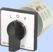 Elektromet Cam jungiklis L-0-P 3P 12A IP65 Alkūnė E12-42 su plokšte (921202)