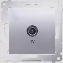 Kontakt-Simon SIMON54 antenos lizdas TV galutinis sidabro - DAK1.01 / 43