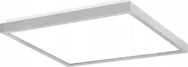 Lubinis šviestuvas PXF Lighting LED lubų šviestuvas 23W FINESTRA Q 2850lm 4000K pilka OPAL IP20 407x407 PX0906424