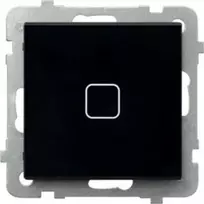 Ospel Touch jungtis Ospel Sonata Touch LPD-1RS / m / 32 monopolis su apšvietimu 10AX 230V juodas stiklas
