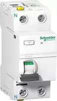 Schneider Electric Liekamosios srovės grandinės pertraukiklis IID 2p 40A 100mA tipas A A9Z22240