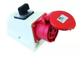 PCE kombinuotas lizdas su jungikliu 0-1 32A M25 32/5 400V IP44 925-6w