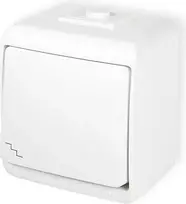 Karlik Elektrotechnik WHE-3 JUNIOR Balta IP54 laiptinės jungiklis WHE-3