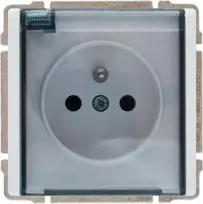 Kos Elektro System KOS Paviršiaus lizdas KOS 66 įžeminimo laidai 16A 250V IP44 balta (660440)