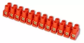 Simet gnybtų blokas LTF12-16 16mm2 12 krypčių oranžinis - 21612008