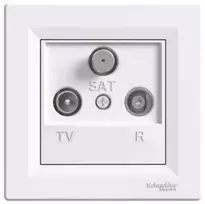 Schneider Electric RTL-SAT antenos lizdas (galutinis) 1 dB balta - EPH3500121