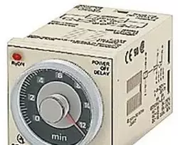 Omron Laikmatis, įkišamas, 11 kontaktų, DIN 48x48 mm, daugiafunkcis, 0,05 s-300 h, DPDT, 5A, 100–240 VAC, 100-1