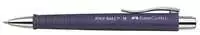 Automatinis tušinukas Faber-Castell Poly Ball, 0.7mm, mėlynos spalvos, mėlynos spalvos korpusas