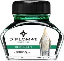 Diplomat rašalas Diplo Octopus 30 ml stiklinis tamsiai žalias