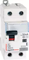 „Legrand“ liekamasis grandinės pertraukiklis 2P 6A C 0,03A tipas AC P312 - 411010