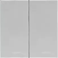 Kos Elektro System 510480 VENA Dvigubas raktas 2vnt.. 22.5x45 balta 510480